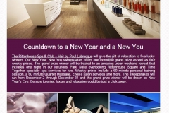 The Rittenhouse Spa & Club: Countdown To a New Year, A New You