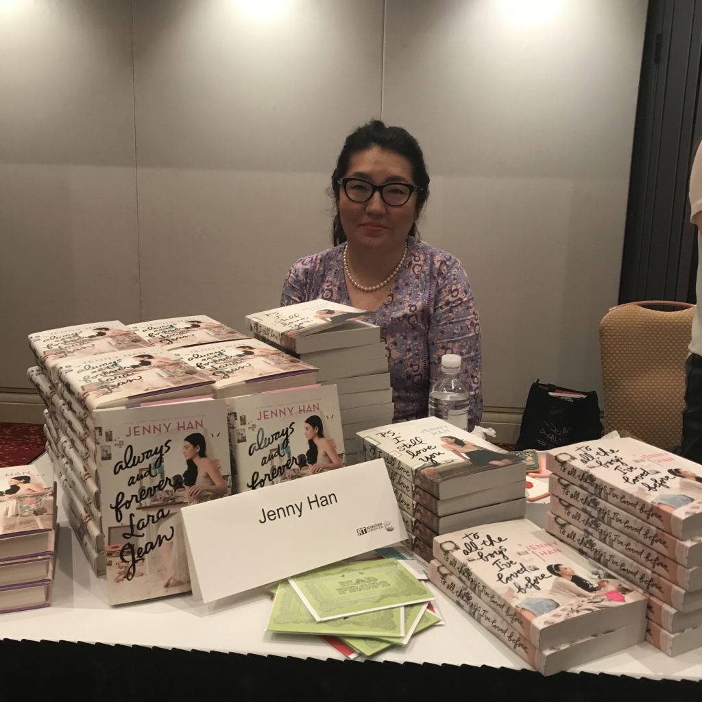 Jenny Han at the 2017 RT Booklovers Convention GIANT Book Fair